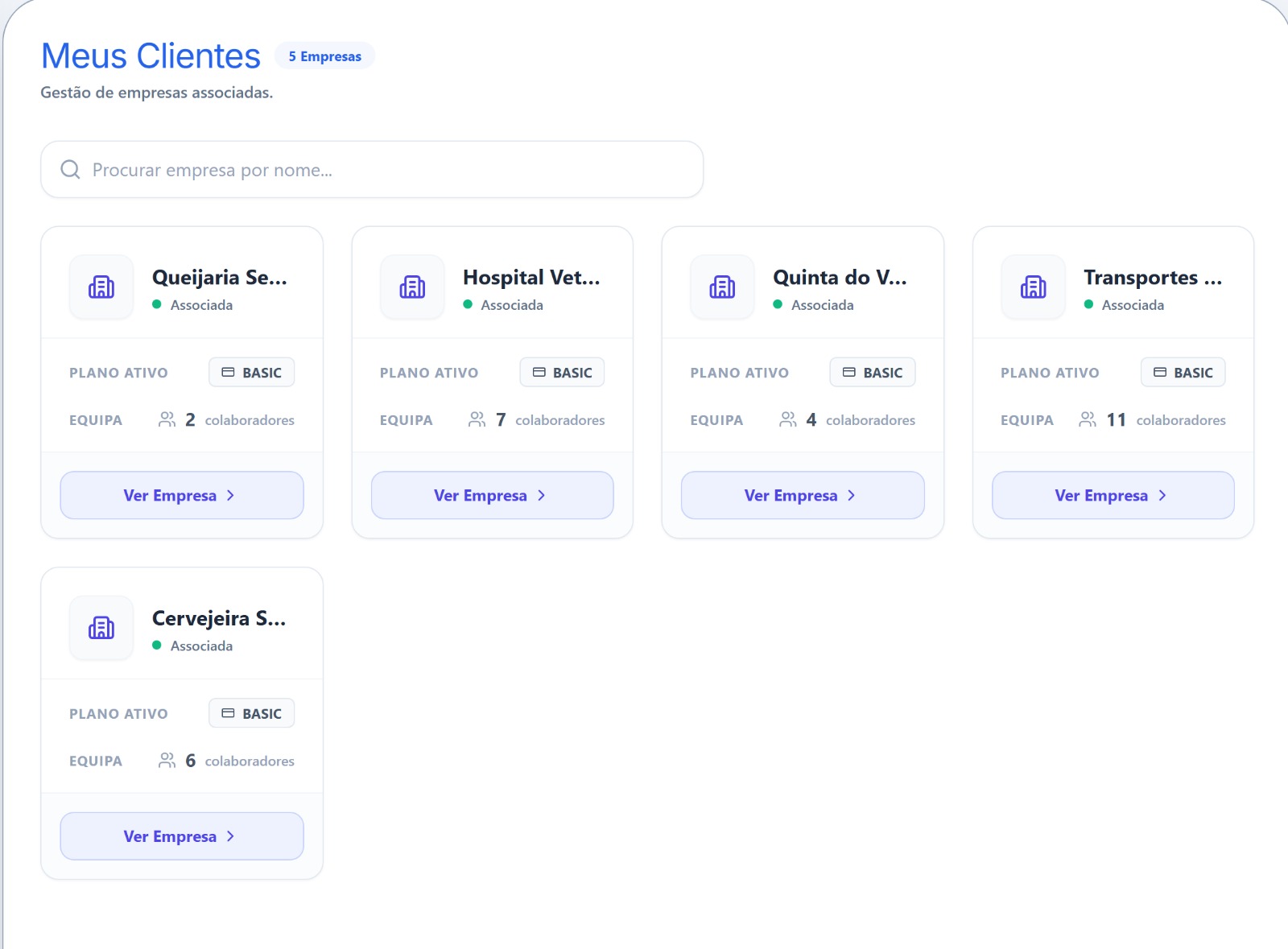 Portal centralizado para asesorías
